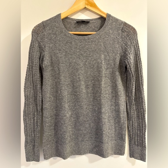 Ann Taylor gray cashmere sweater - Picture 2 of 3